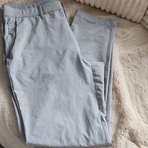 Fabletics Men's Soft Gray Chinos Large 32" Length